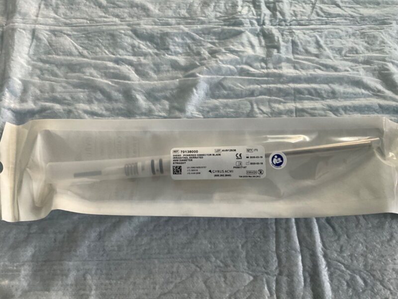 Gyrus ACMI 70138000 Powered Dissector Blade Irrigating 4MM Diameter 2030