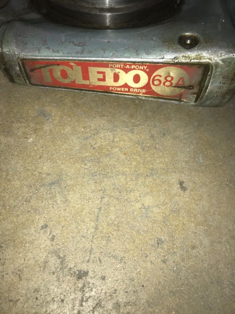 Toledo 68A Port-A-Pony PIPE THREADER - Image 2
