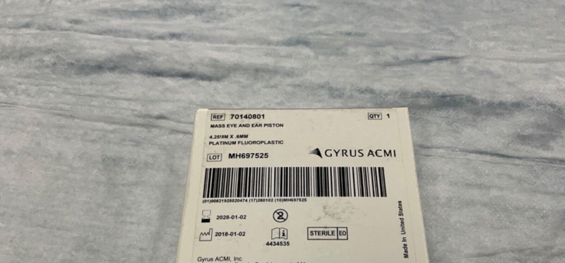 Gyrus ACMI 70140801 Mass Eye Ear Piston 2028
