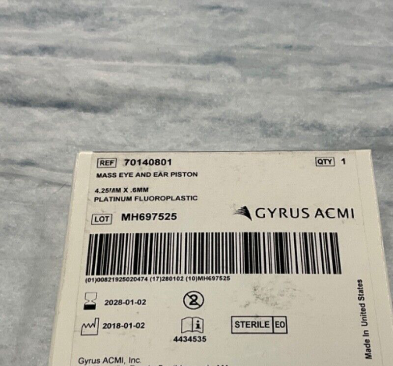 Gyrus ACMI 70140801 Mass Eye Ear Piston 2028