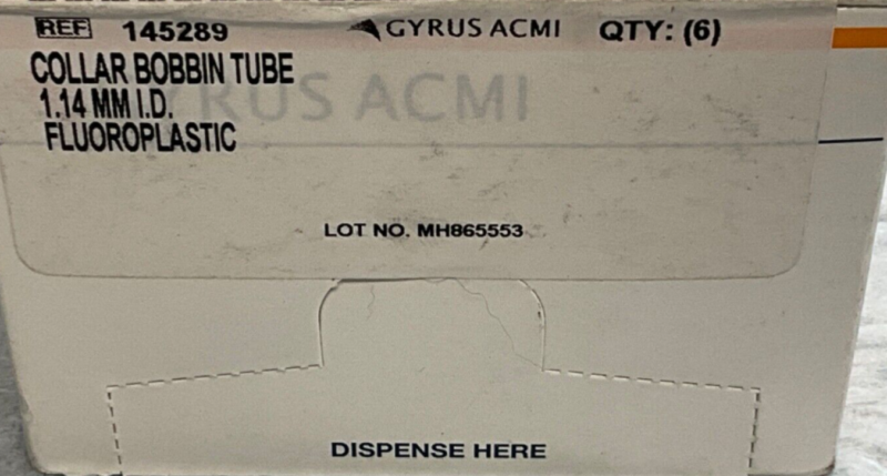 Gyrus ACMI 145289 Ventiltaion Tube 1.14MM