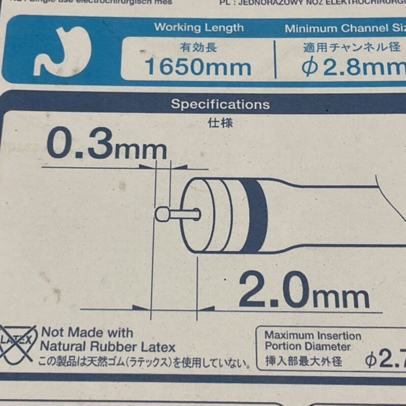 Olympus KD-650L 1650MM x 2.8MM Dual Instrument- New Sealed