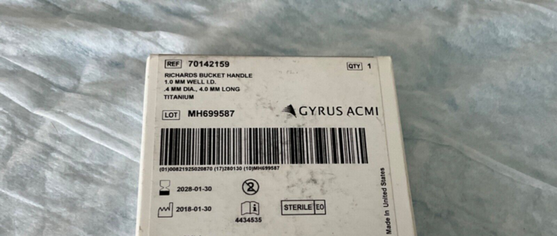Gyrus ACMI 70142159 Richards Bucket Handle 2028