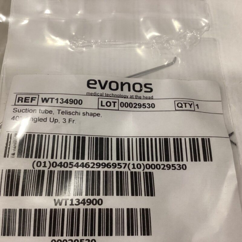EVONOS WT134900 Suction Tube , Telischi shape 40 degree Angled up. NEW!!!