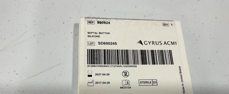 Gyrus ACMI 890924 Septal Button Silicon 2027-2028