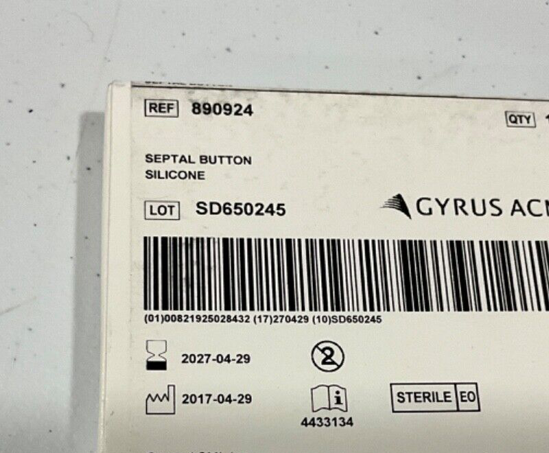 Gyrus ACMI 890924 Septal Button Silicon 2027-2028