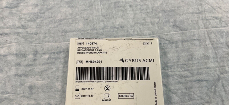 Gyrus ACMI 140974 Applebaum Incus Replacement 2027