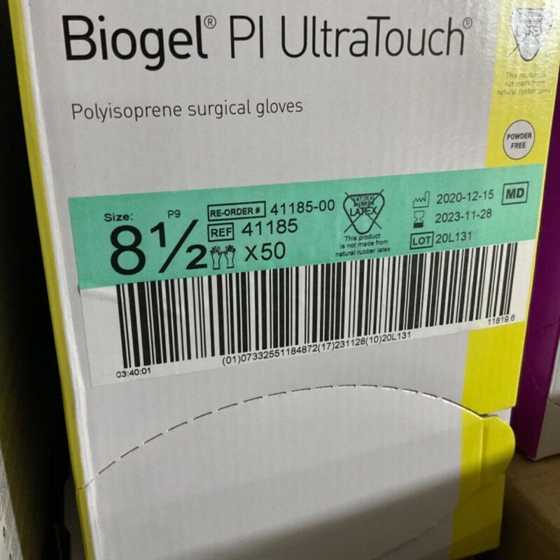 Molnlycke 41185 PI UltraTouch PF SIZE 8.5 -
