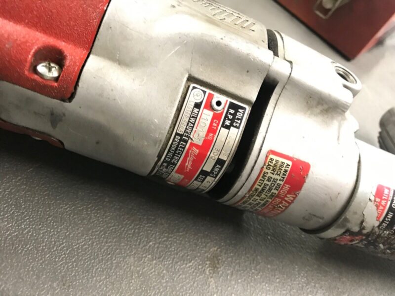Milwaukee Tool 1/2" Heavy Duty Angle Drill 1101-1 With 48-06-287 Attachment - Image 2