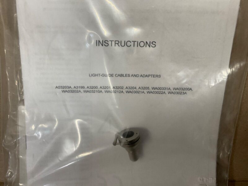 Olympus WA03021A Light Guide Adapter - New in Package