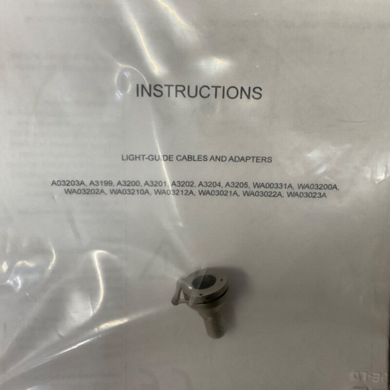 Olympus WA03021A Light Guide Adapter - New in Package