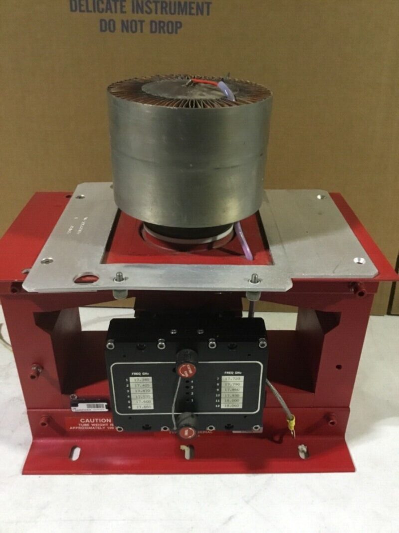 Varian VKU-7791B12 Klystron RF Tube -Ku Band 1.7 kW Satcom 12 Channel - Tested!!