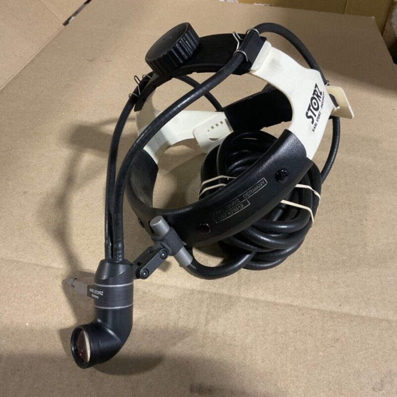 Karl Storz 310063 Double Lens Headlight W/ Light Cable & HeadBand!