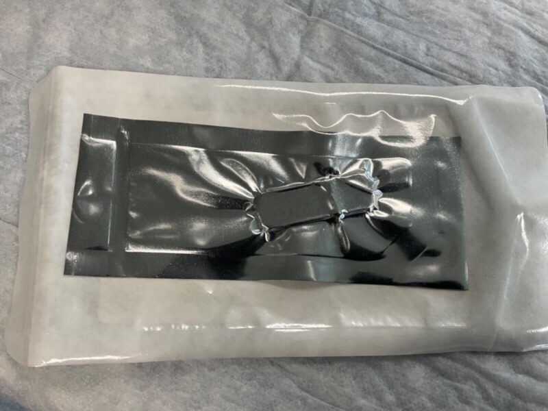 Gyrus ACMI 7089-0830 Blu Nasal Pack Small Bacteriostatic - Image 2
