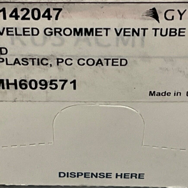 Gyrus ACMI 70142047 Vent Tube 1.14MM