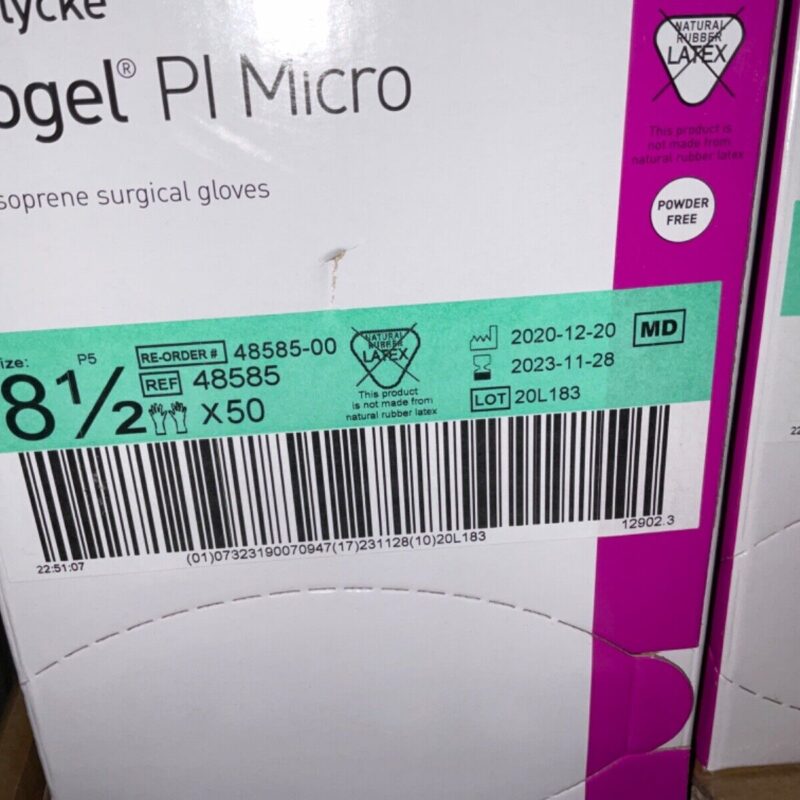 Molnlycke Biogel 48585 PI Micro Gloves Size - 8.5