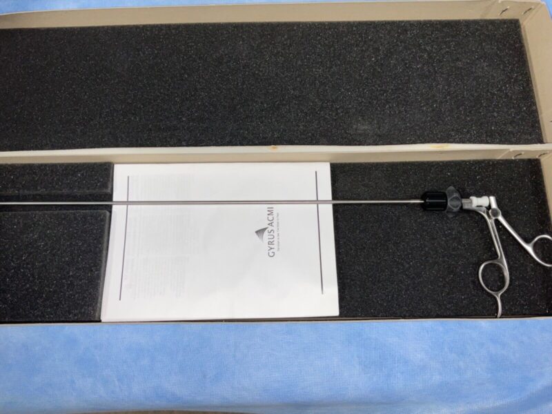 Gyrus RWG-342R Rigid Windowed Grasping Instrument, Rotatable - New in OEM Box!