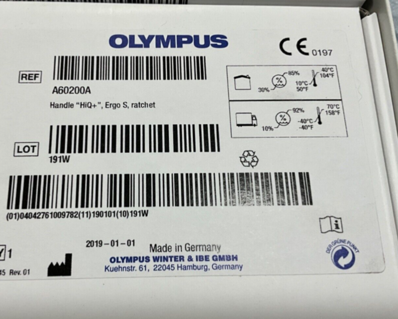 OLYMPUS A60200A Handle HiQ + A60800A Shaft HiQ + WA64130A Jaws HiQ