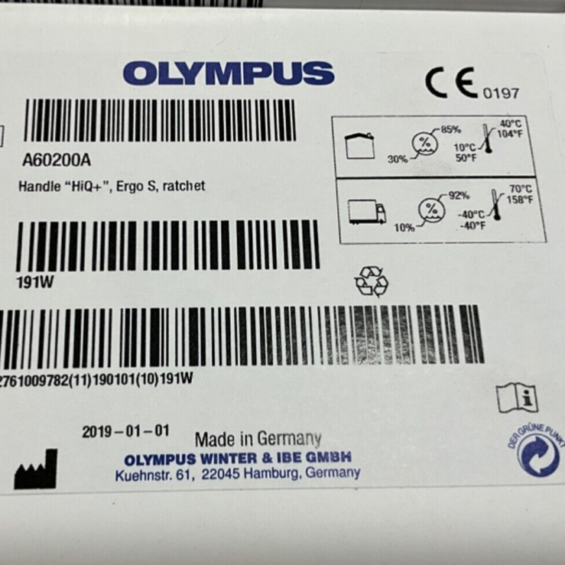 OLYMPUS A60200A Handle HiQ + A60800A Shaft HiQ + WA64130A Jaws HiQ