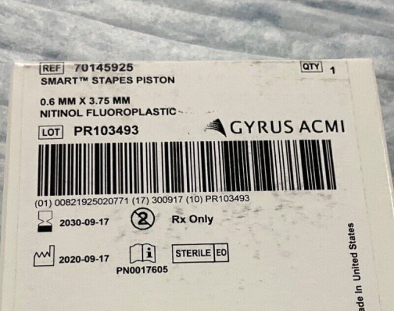 Gyrus ACMI 70145925 Smart Stapes Piston 2030