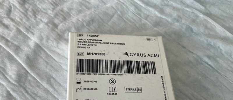 Gyrus ACMI 140957 Large Applebaum Incudo-Stapedial 2028