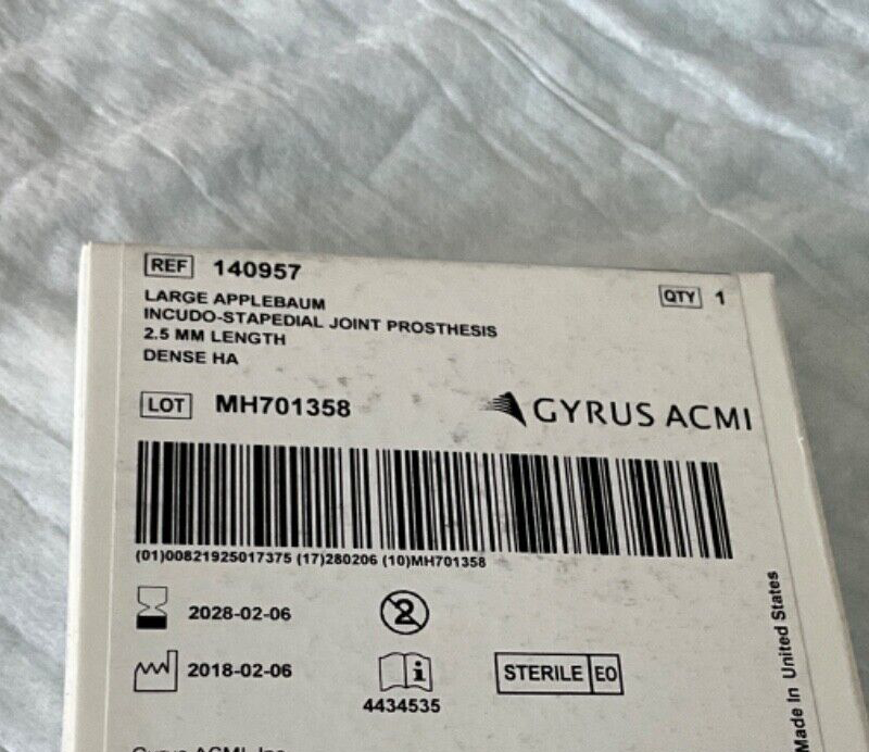 Gyrus ACMI 140957 Large Applebaum Incudo-Stapedial 2028
