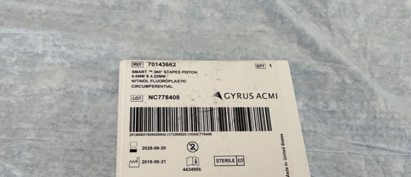Gyrus ACMI 70143662 Smart 360 Stapes Piston 2028