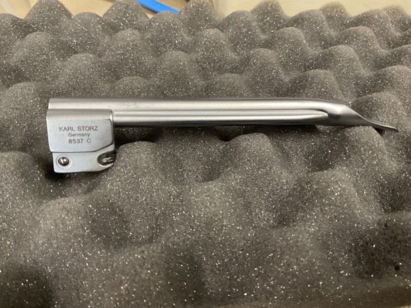 Karl Storz 8537C Miller L-Blade, Size 2, Fiber Optic