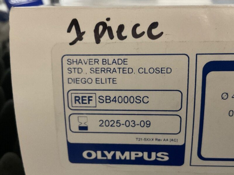 Olympus SB40000SC Diego Elite Shaver, Closed, 4MM (1 Piece) 03/09/2025