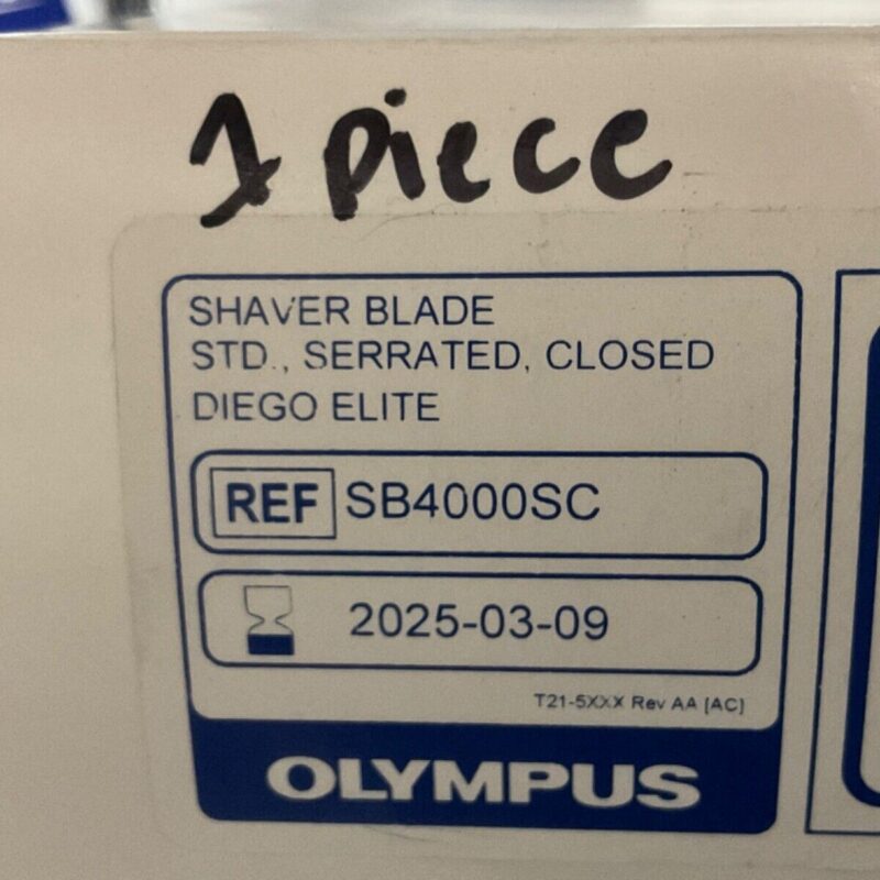 Olympus SB40000SC Diego Elite Shaver, Closed, 4MM (1 Piece) 03/09/2025