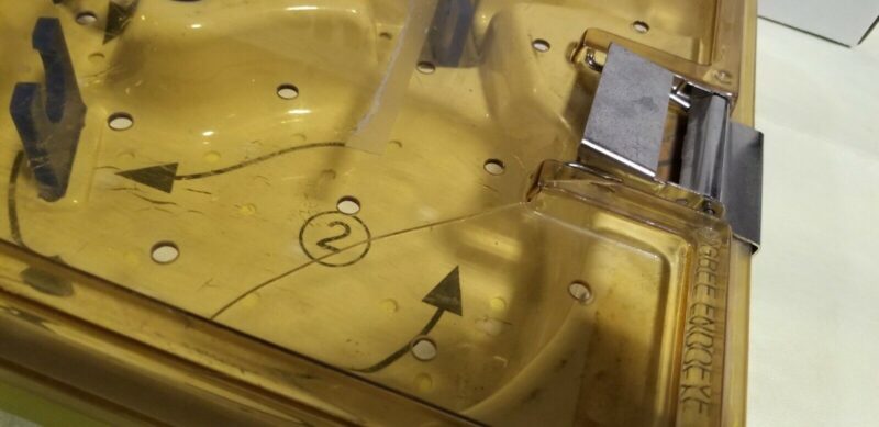 Olympus WA59380A Sterilization Tray (cracked lid) - Image 2