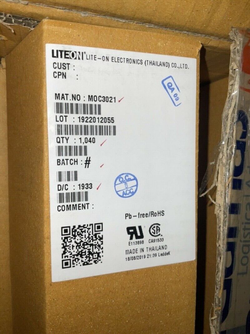MOC3021 400V Optoisolator Driver 1040PCS NEW