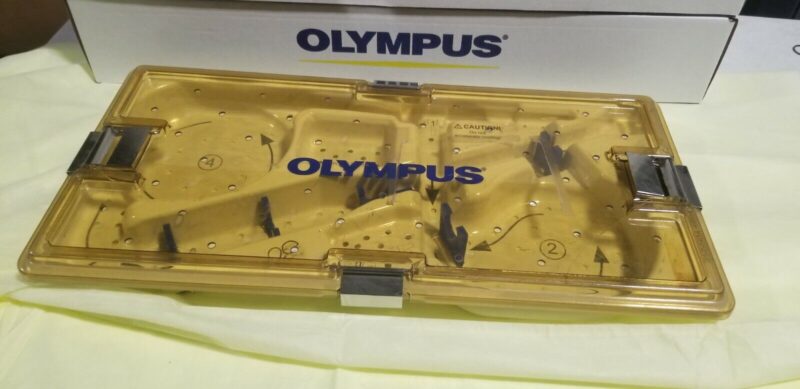 Olympus WA59380A Sterilization Tray (cracked lid)