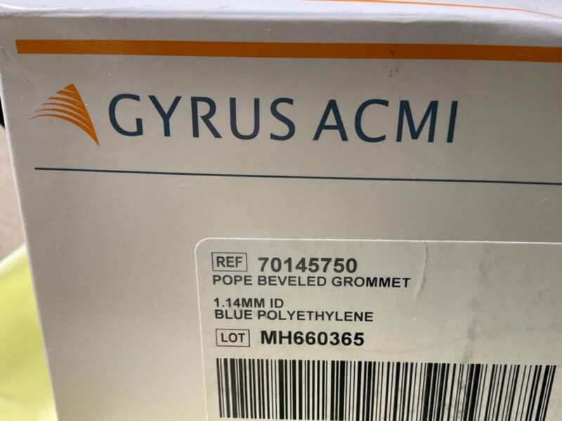 Gyrus 70145060 1.27MM COLLAR BUTTON TUBE - NEW, 03-08-2027 (BOX OF 60)