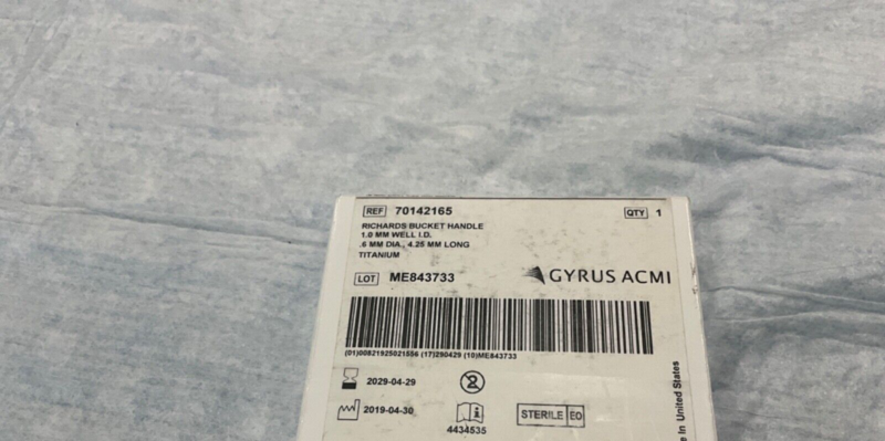 Gyrus ACMI 70142165 Richards Bucket Handle 2029