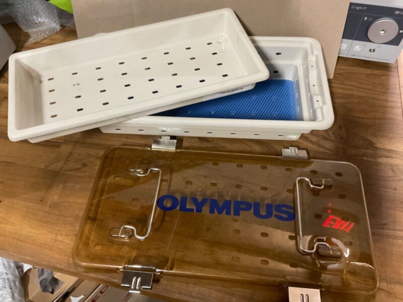 Olympus WA05970A Sterilization Tray w/ WA05971A Insert - Lid/Mat Included