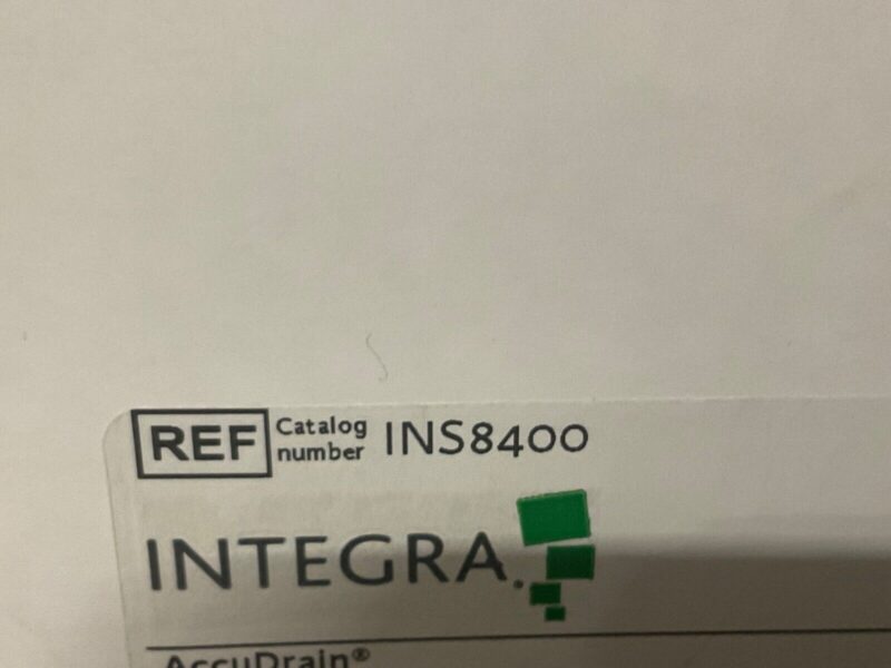 Integra INS8400 Drainage System New/Sealed (Training)