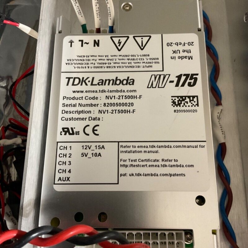 TDK Lambda NV1-2T500H-F Switching PowerSupply NV-175 - New Open Box!