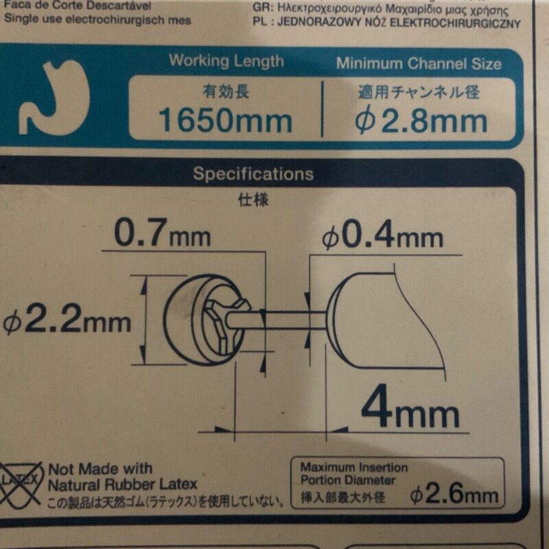 Olympus KD-611L ITKnife 2 4MM X 165CM — New Sealed/Training