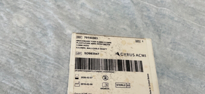 Gyrus ACMI 70140563 Brackmann Torp 2026