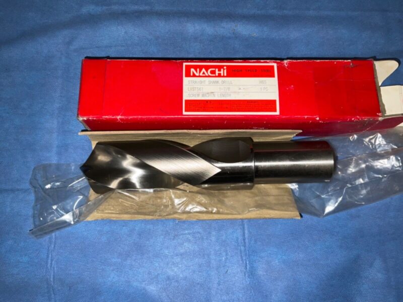 Nachi High Speed Steel Straight Shank Drill 1-7/8