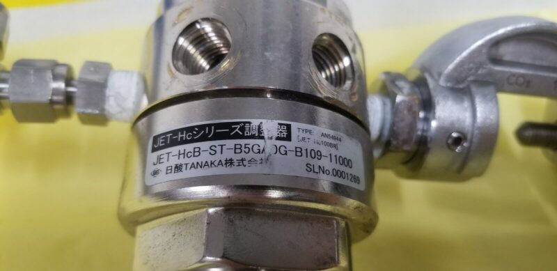 Tanaka High-Pressure Regulator jet-hcb-st-b5ga0g-b109-11000 - Image 2