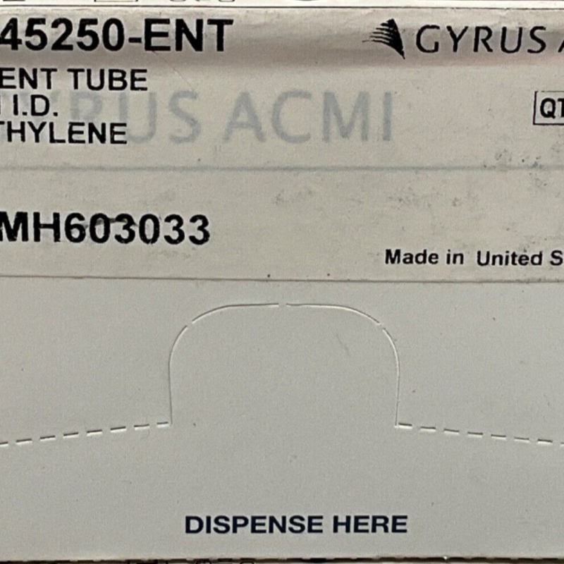Gyrus ACMI 145250-ENT Vent Tube 1.14MM
