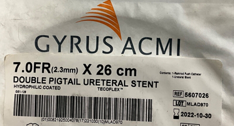 Gyrus ACMI 5607026 Double Pigtail 7.0FR x 26cm