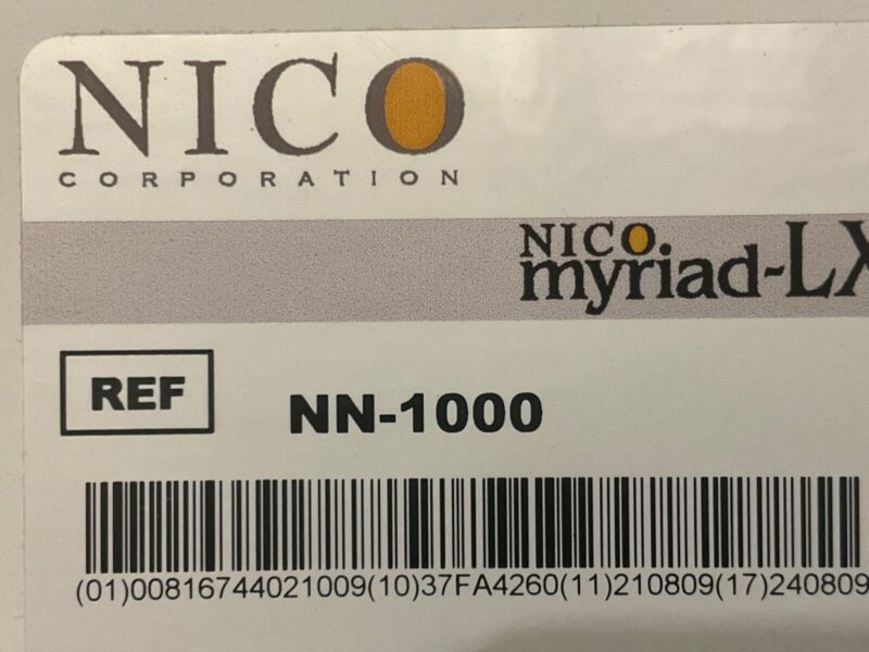 Nico Myriad-LX NN-1000 Illumination Fiber Hand Piece New/Sealed (Training)