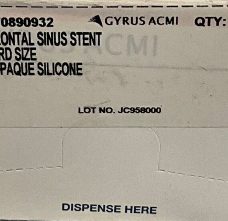 Gyrus ACMI 70890932 Rains Frontal Sinus