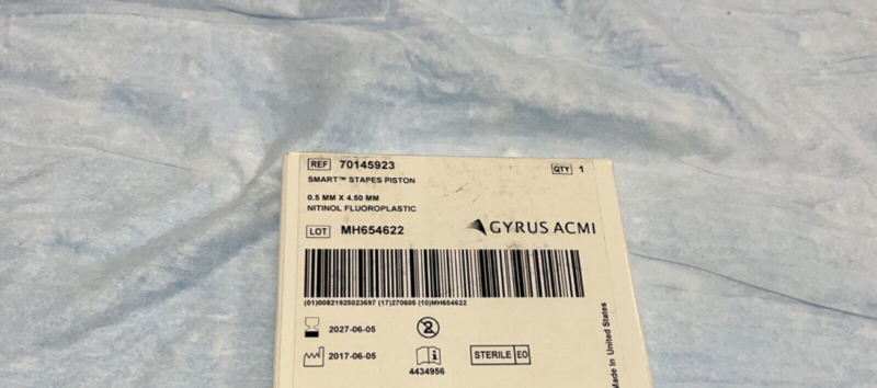 Gyrus ACMI 70145923 Smart Stapes Piston 2026-2028