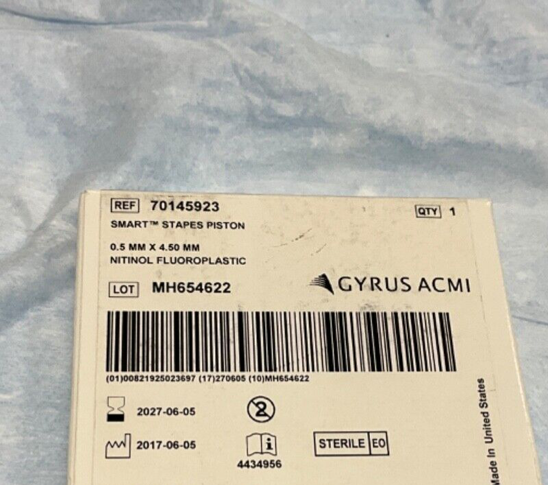 Gyrus ACMI 70145923 Smart Stapes Piston 2026-2028