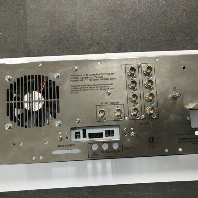 Olympus OTV-S400 Rear Panel
