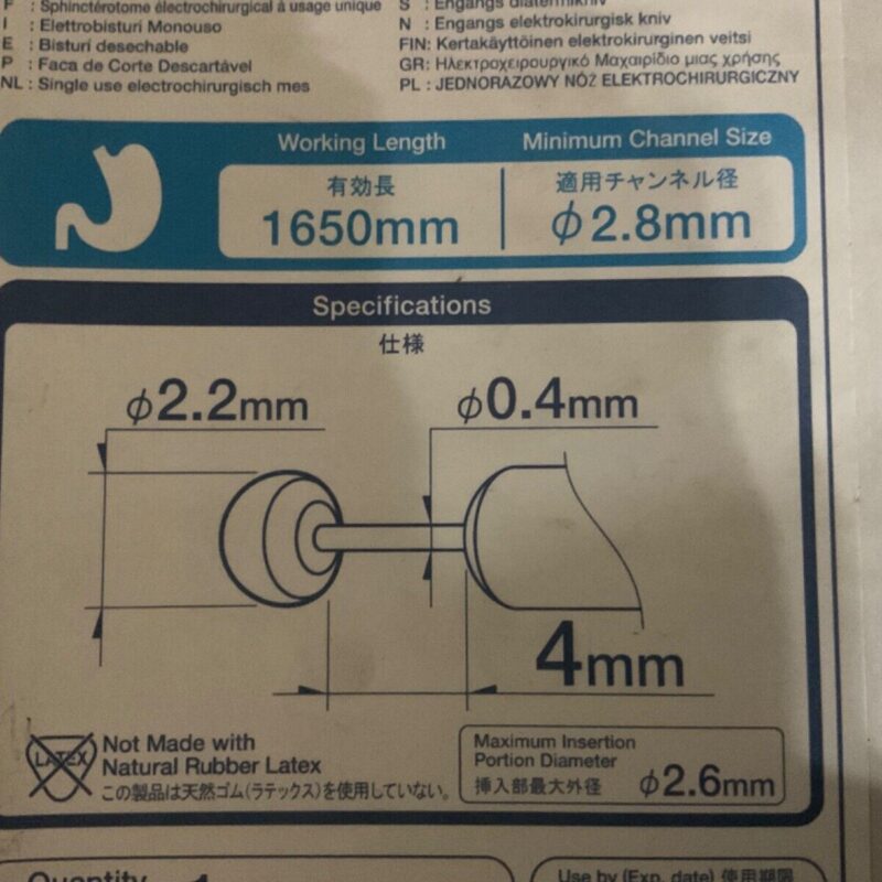 Olympus KD-610L ITKnife 4MM X 165CM — New Sealed